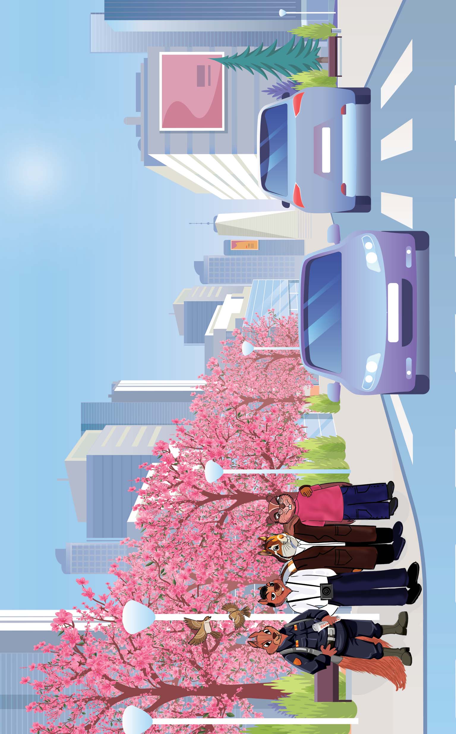 13 th illustration landscape